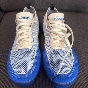 Nike Blue and Cream Athletic Shoes